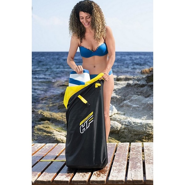 Продукт Bestway OCEANA - Надуваем SUP борд Convertible 10 инча,  3.05x84x12 cm, с гребла, подвижна седалка, помпа, лиш и раница за съхранение в комплекта - 0 - BG Hlapeta